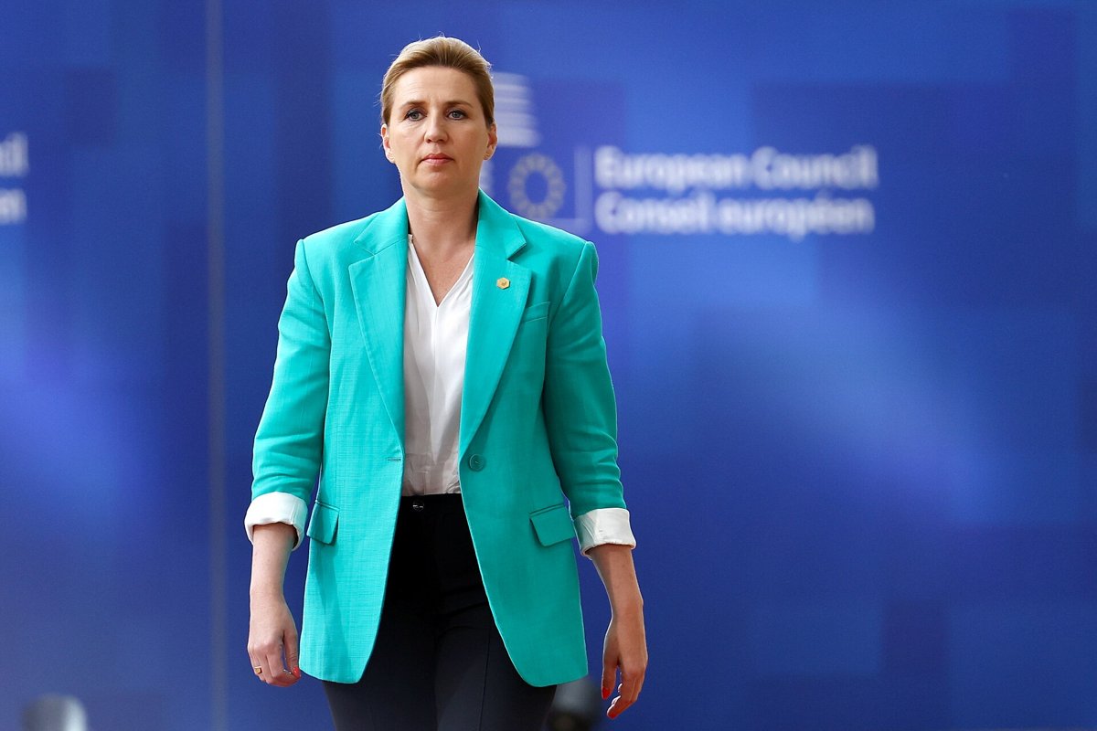 Statsminister Mette Frederiksen ankommer til et uformelt EU-ledermøde i Bruxelles
